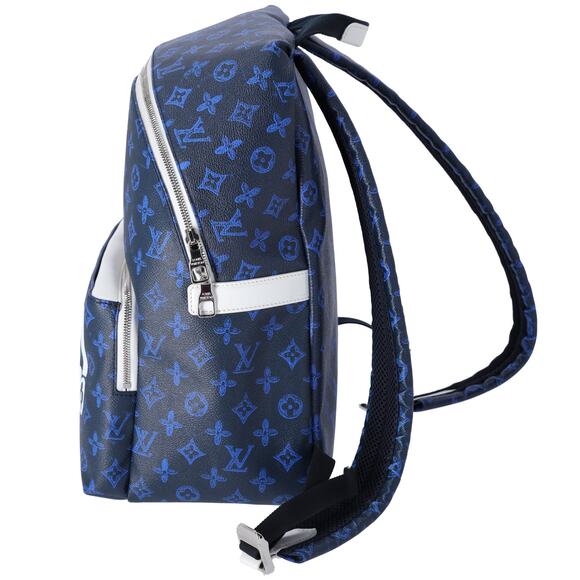 Louis Vuitton Discovery Backpack PM Everyday LV M45879 Dark Navy Blue White - Picture 4 of 9